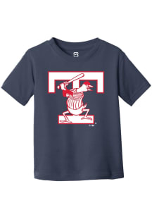 Summit Sportswear Toledo Mud Hens Toddler Navy Blue Primary Logo Short Sleeve T-Shirt