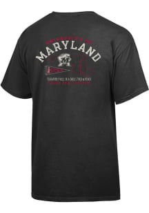Maryland Terrapins Black Comfort Wash Short Sleeve T Shirt