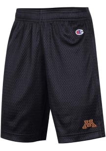 Champion Minnesota Golden Gophers Youth Black Primary Team Logo Shorts