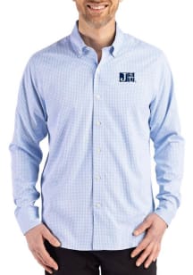 Cutter and Buck Jackson State Tigers Mens Light Blue Skyline Long Sleeve Dress Shirt