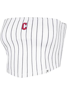 47 Cleveland Guardians Womens White Micro Tank Top