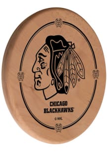 Chicago Blackhawks Laser Engraved Sign - Brown