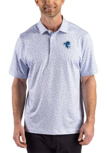 Cutter and Buck Seton Hall Pirates Mens Blue Fern Short Sleeve Polo