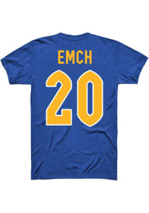 Abbey Emch Pitt Panthers Blue Womens Volleyball Shirzee Short Sleeve Player T Shirt