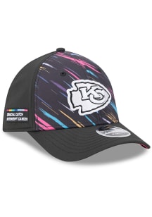 New Era Kansas City Chiefs Mens Black 2026 Crucial Catch 39THIRTY Modern Crown Flex Hat