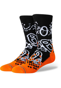 Baltimore Orioles Pixel Mens Crew Socks