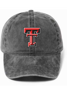 Texas Tech Red Raiders Black Classic Ponyback Womens Adjustable Hat