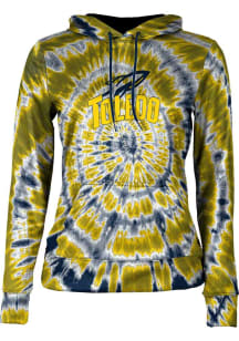 ProSphere Toledo Rockets Womens Navy Blue Tie Dye Hooded Sweatshirt