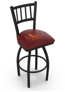 Louisiana-Monroe Warhawks Swivel Counter Pub Stool - Black