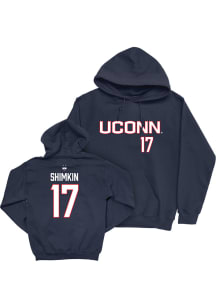 Chloe Shimkin UConn Huskies Mens Navy Blue NIL Sideline Player Hood
