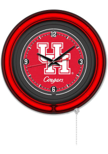 Houston Cougars Double Neon Wall Clock