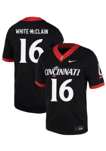 Jaylon White-McClain  Nike Cincinnati Bearcats Black NIL Name And Number Football Jersey