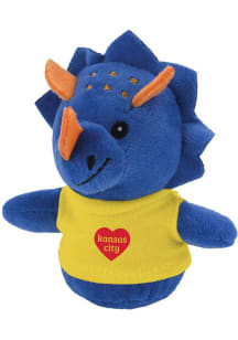 Kansas City HEART TRICERATOPS Plush - Yellow