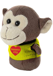 Kansas City HEART MONKEY Plush - Yellow