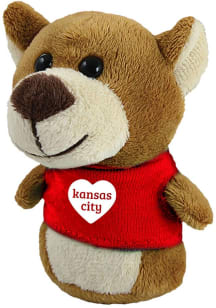 Kansas City Bear with Heart Tee Plush - Red