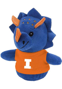 Illinois Fighting Illini Triceratops Plush - Orange