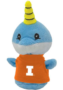 Illinois Fighting Illini Narwal Plush - Orange