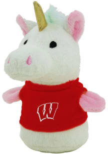 Wisconsin Badgers Unicorn Plush - Red