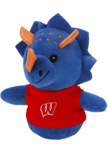 Wisconsin Badgers Triceratops Plush - Red