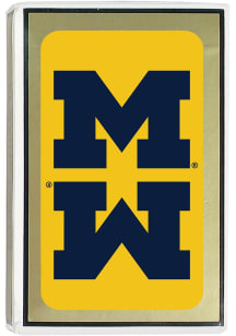 Michigan Wolverines Yellow Playing Cards