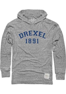 Original Retro Brand Drexel Dragons Mens Grey Fashion Fashion Hood