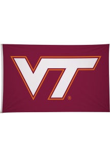 Virginia Tech Hokies 5' x 8' Silk Screen Grommet Flag - Maroon