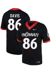 Kellen Davis  Nike Cincinnati Bearcats Black Football NIL Name And Number Football Jersey