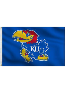 Kansas Jayhawks 3x5 Grommet Logo Applique Flag
