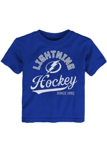 Tampa Bay Lightning Toddler Blue Take The Lead Short Sleeve T-Shirt