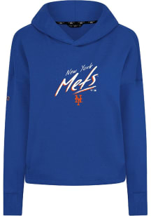 Levelwear New York Mets Womens Blue Sweet Sizzle Hooded Sweatshirt