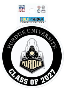 Purdue Boilermakers Class of 2027 Durable Stickers - Black