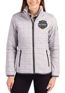 Cutter and Buck Michigan Wolverines Womens Anthracite 2026 MBB Champions Rainier PrimaLoft Heavy W..
