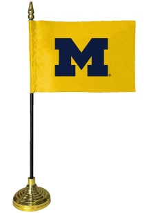 Michigan Wolverines Desk Desk Flag