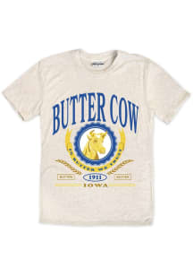 Iowa Oatmeal Butter Cow Short Sleeve Fashion T Shirt