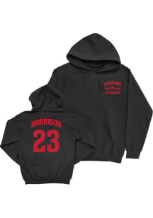 Brayden Morrison Campus Ink Miami RedHawks Youth NIL Victory Long Sleeve Player Hoodie Black