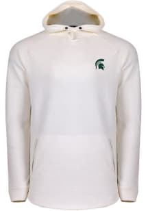 Swannies Michigan State Spartans Mens White Camden Long Sleeve Hoodie