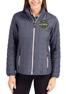 Cutter and Buck Michigan Wolverines Womens Anthracite 2026 MBB Champions Rainier PrimaLoft Heavy W..