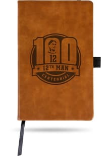 Texas A&M Aggies Laser Engraved Notebook - Brown