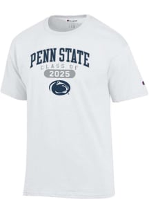 Champion Penn State Nittany Lions White Class of 2025 Pill Jersey Short Sleeve T Shirt