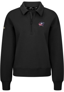Levelwear Columbus Blue Jackets Womens Black Canmore 3D Embroidered Patch Medium Weight Jacket
