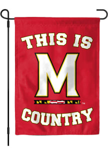 Maryland Terrapins This is Country Garden Flag - Red