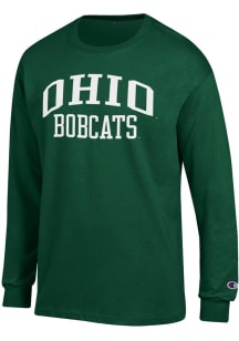 Champion Ohio Bobcats Green Jersey Long Sleeve T Shirt