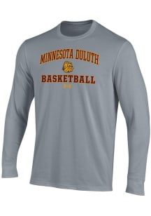 Under Armour UMD Bulldogs Grey Basketball Performance Long Sleeve T Shirt
