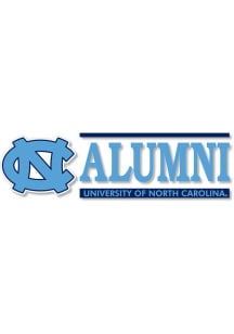 North Carolina Tar Heels 6x2 Alumni Auto Decal - Light Blue