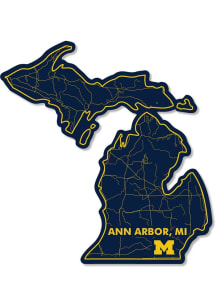 Michigan Wolverines Ann Arbor Rugged Stickers -