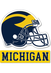 Michigan Wolverines 3" Helmet Auto Decal - Blue