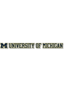Michigan Wolverines Navy Auto Decal - Navy Blue