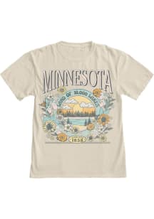 Blue 84 Minnesota Womens White Minnesota Short Sleeve T-Shirt