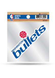 Washington Wizards 4x4 Retro Auto Decal - Navy Blue