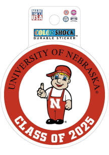 Nebraska Cornhuskers Class of 2025 Durable Stickers - Red